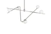 FLAMING Függ. excl.6xG9 |200cm -115