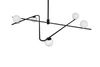 FLAMING Függ. excl.6xG9 |200cm -115