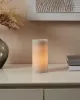 LED gyertya O7,5x15cm bézs Otobe@