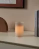 LED gyertyaO7,5x12,5cm bézs Otobe@