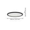 ROVITO-R LED-CCT mennyezeti lámpa d:390 21W IP44