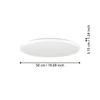 ROVITO-R LED-CCTmenny28,8W IP44@ D500MM 2700 K - 6500 K 2900lm