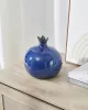 Dekor tárgy 14cm kék gránátalma@ SHIGAY