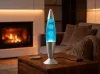 LAVA LED asztali 3000K ezüst/kék/fh@