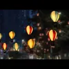Szolár fényfüzér 9 hőlégballon, IP44