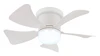 HINES Mennyezeti  ventilátor  LED 10W 230V CCT 3000-6500K