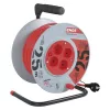 Kábeldob 25m 4 aljzat H05VV-F3x1,5mm2