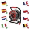 Kábeldob 25m 4 aljzat H07RN-F3x1,5mm2 IP44