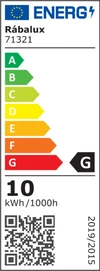 Ovidia,belt.menny. LED10W fekete