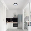 ALENZO mennyezeti lámpa LED 12W D25,5cm fekete