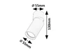 Mirina spot GU10 1xMAX5W H13cm@