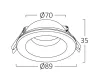 SPOT LED 5W FIX FEHÉR