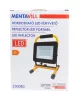 LED fényvető/reflektor hordozható 30W 4000K 2700lm 1,5m vezetékkel, fekete
