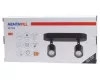 Fali spot kettes fekete 10W 3000/4000/6500K 2x345lm IP20