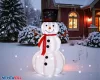 Xmas hóember összecsukható 120cm 120LED hidegfehér
