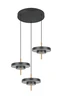 KEATON Függ. 3x10W LED1200lm2300+30