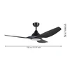 TUNITAS LED-CCT ventilátoros lámpa DC