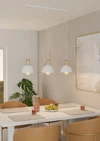 CALMANERA Függ E27 3x40W feh/csiszr