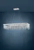ANTELAO LED függeszték 39W 115x32cm króm/kristály