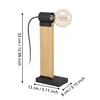 BAILRIGG Asztali E27 1x40W fek./fa