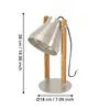 CAWTON Asztali E27 1x40W acél/rusz.