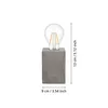 PRESTWICK Asztali talp E27 60W beto