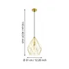 CARLTON Függ. E27 1x60W arany