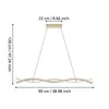 LASANA 4 LED függ 35W 3000K 5300Lm