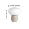 CAHUAMA Asztali E27 1x40W barna/op.