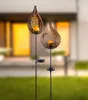 Szolár fém dekor 0,06W LED fekete-arany*