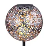 Szolár leszúrható fém gömb IP44 LED*