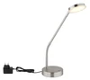 SILVIO asztali LED matt nikkel