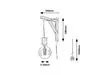 UBUL beltéri fali E27 1xmax 60W L29cm