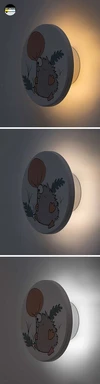 Hedgy,belt.fali, LED9W, D12cm, süni