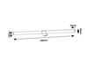 Zain,belt.fali, LED8W, L60cm, IP44