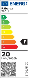 Bareg pultmeg. LED20W, L149cm,fehér@