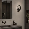 Laven fal.8W 4000K H24cm acél IP44