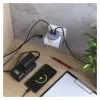 Adaptor 2x,1xUSB-A+1xUSB-C SCHUKO