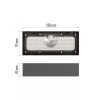 LED szolár lámpatest 900lm IP65 4000K fekete+mozgásérzékelő