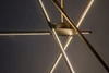 Henli2 függ. LED40W 66x66cm arany