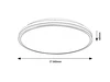Slava,belt.mennyLED18W D34cm arany