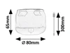 Radelia dekor, LED3W, D8cm, RGB@