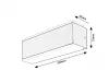 MATARO kültéri fali LED 12W L23cm fekete