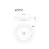BOZAN Mennyezeti  ventilátor LED 32W 230V CCT 2700-6500K