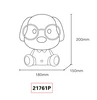 PUPPY LED gyerek asztali rózsa USB