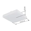 DONTE menny. LED fehér 3000-6500K