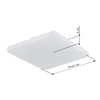 DONTE menny. LED fehér 3000-6500K