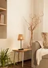 TABLEY Asztali E27 1x40W fk/nat/bam