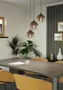 ARISCANI 1 Függ. E27 3x60W fk/réz/