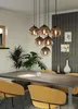 ARISCANI 1 Függ. E27 10x60W fk/réz/